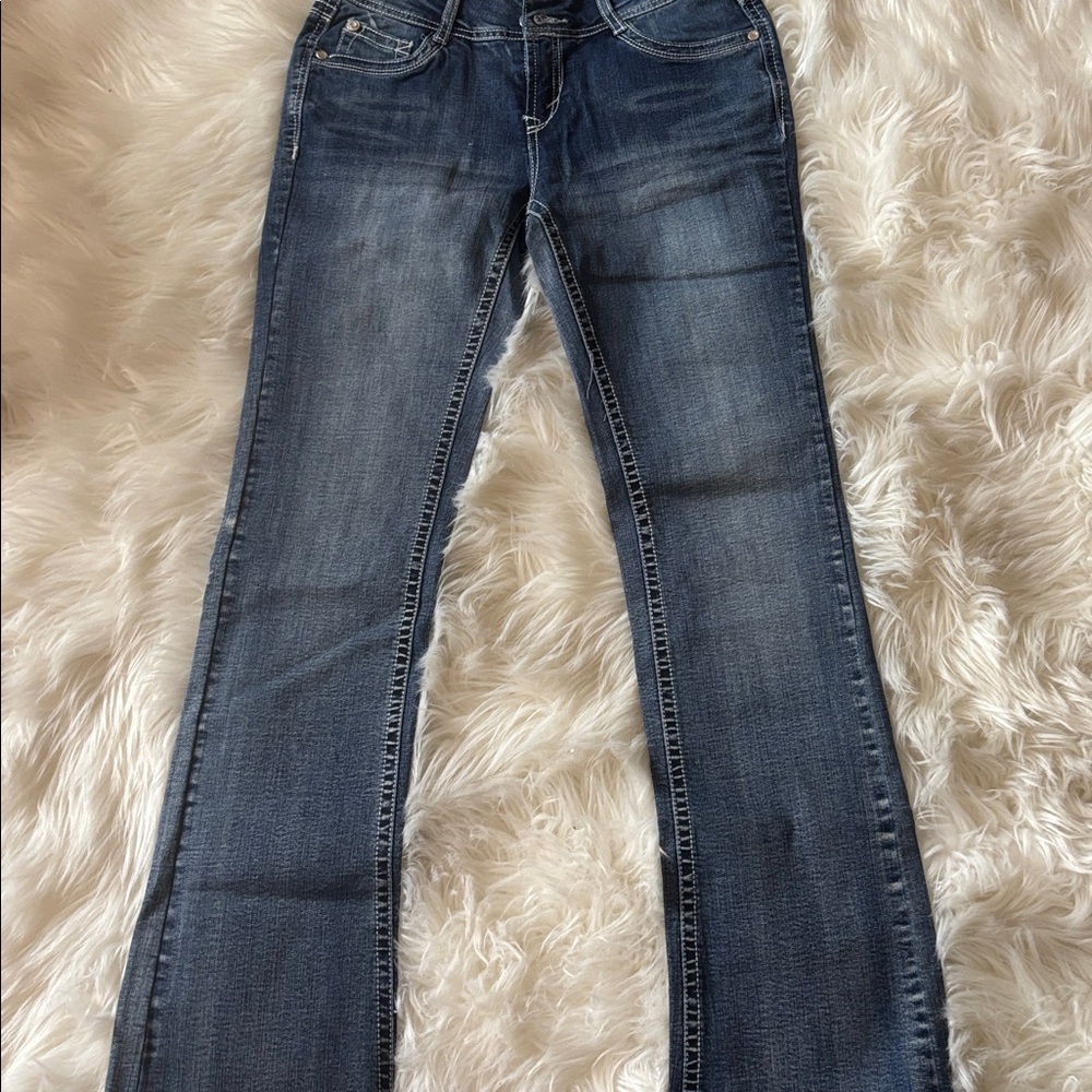 Wallflower Luscious Curvy Fit Dark Blue Jeans